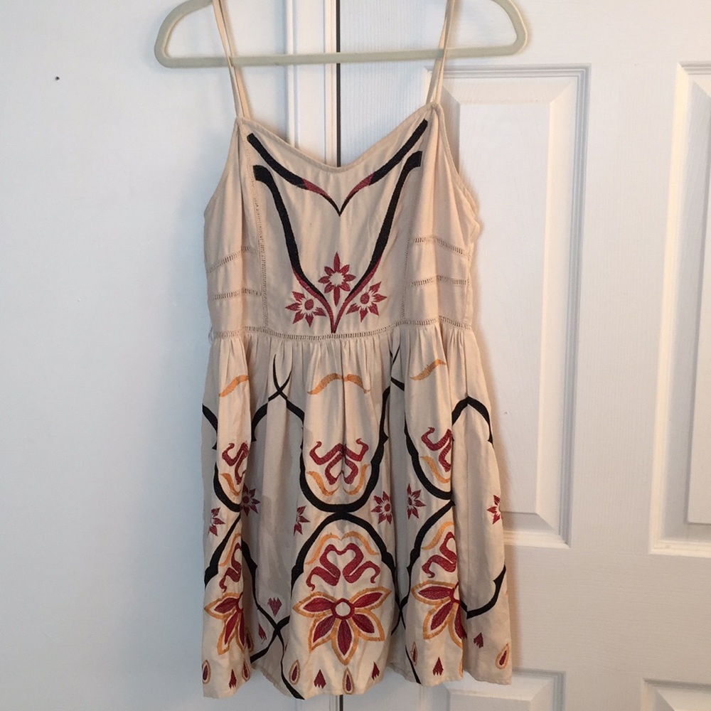Embroidered Free People dress